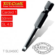 S/D POWER BIT 4MMX50MM SLOTTED 1/CD